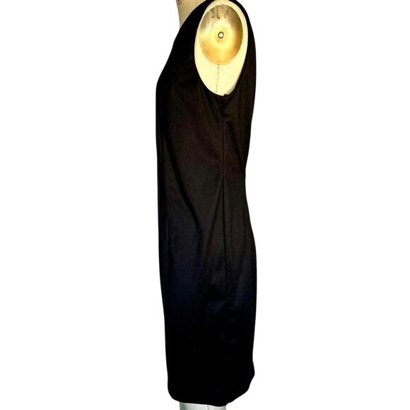 Womens Dress Size 10 Black Classic Slim LBD Professional Travel Packable Chic - Picture 5 of 8